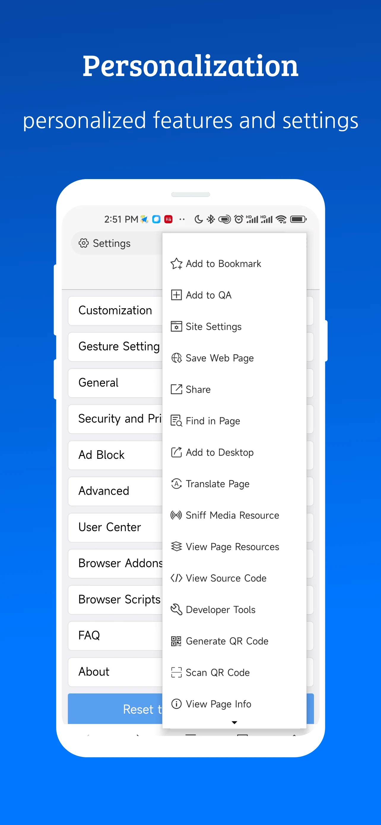 X Browser -Light & Super fast screenshot